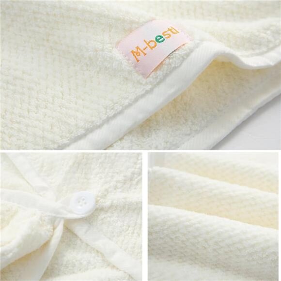 2 Pack Microfiber Hair Towel Wrap,Hair Drying Towel with Button, Towel - Picture 6 of 8
